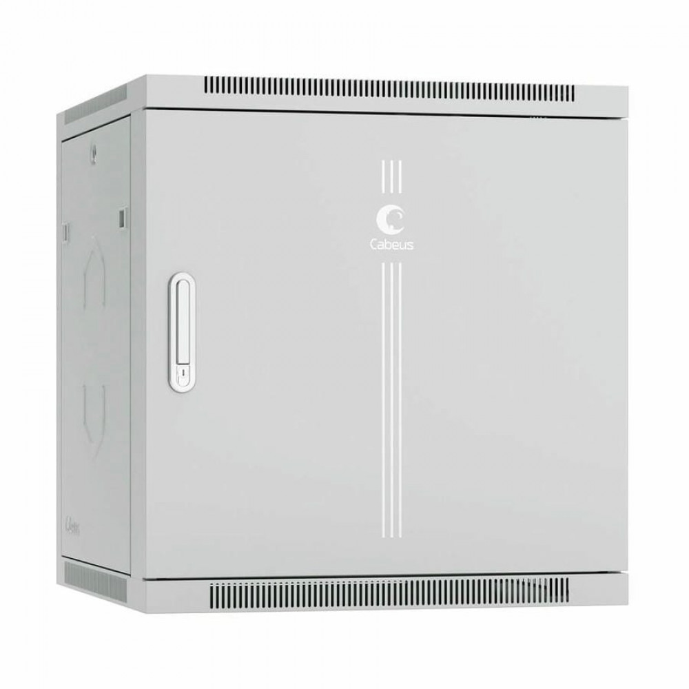 SH-05F-12U60/45m-R (10763c). Шкаф телекоммуникационный 19 настенный 12U. CABEUS