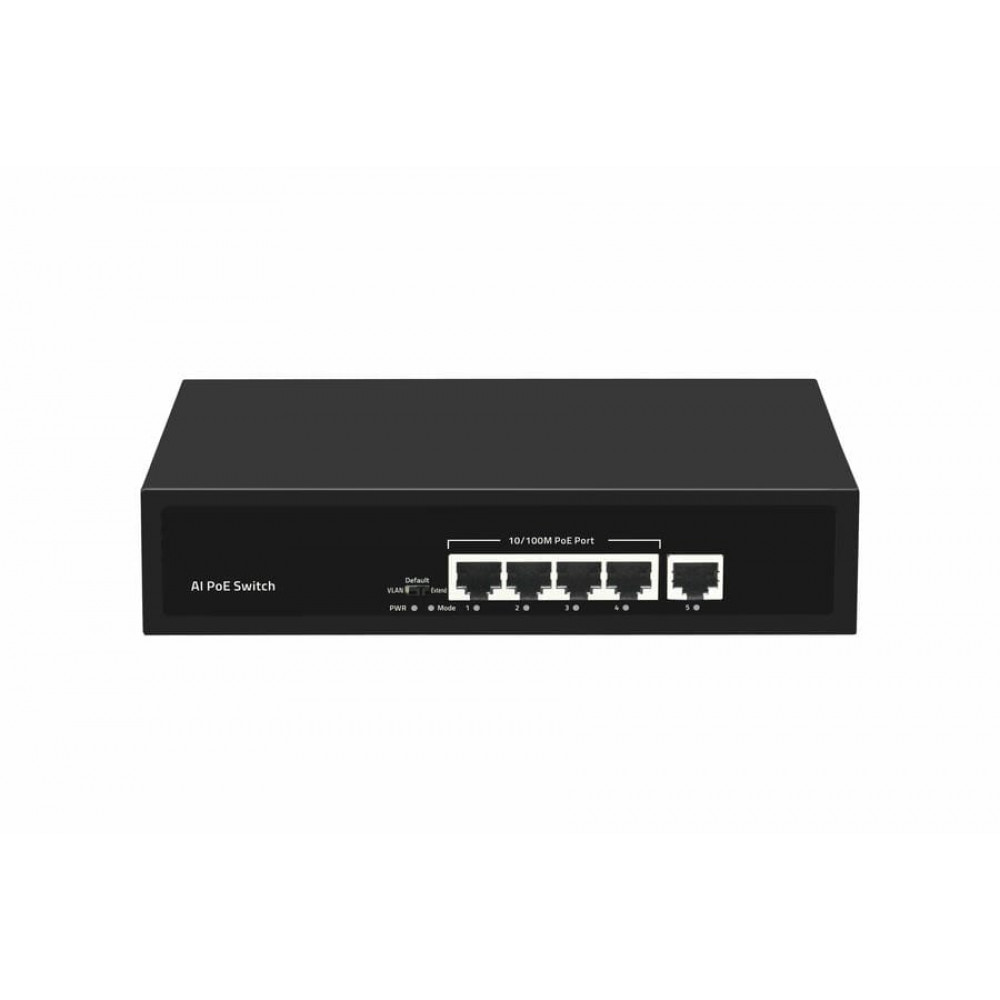ST-NS004MB-MS. Коммутатор с питанием по PoE. Smartec