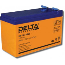 Delta HR 12-28 W. Аккумулятор герметичный свинцово-кислотный. Delta