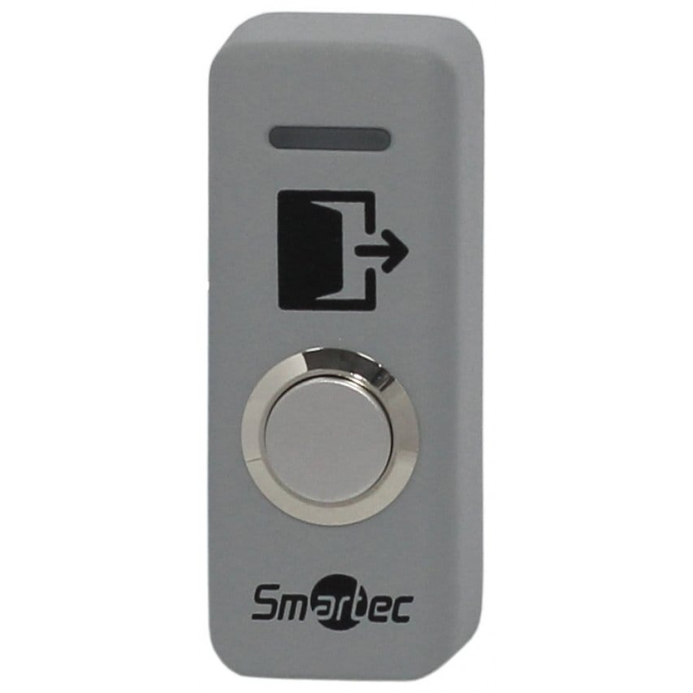 SP-EX141L-GR. Кнопка металлическая, накладная. Smartec