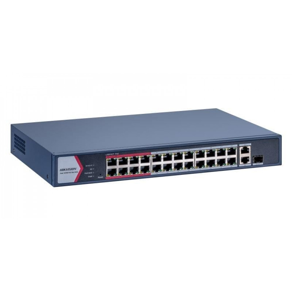 DS-3E1326P-EI/M. Коммутатор с питанием POE. Hikvision