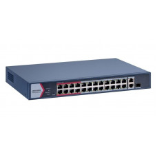 DS-3E1326P-EI/M. Коммутатор с питанием POE. Hikvision