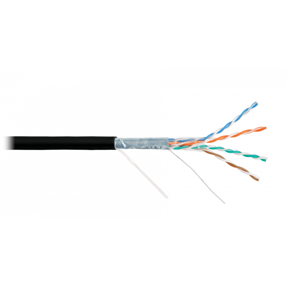 F/UTP 4pair, Cat5e, Solid, Out, PVC (NMC 9200B-BK). Кабель «витая пара» (LAN) для структурированных систем связи. NIKOMAX