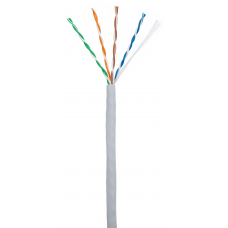 U/UTP 4pair, Cat5e, In, PVC (EC-UU004-5E-PVC-GY-1). Кабель «витая пара» (LAN) для структурированных систем связи. NETLAN