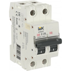 M06N 2P C 25А 6кА ARMAT (AR-M06N-2-C025). Автоматический выключатель. IEK
