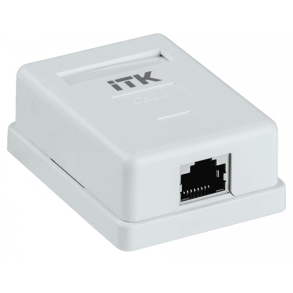 CS70-1C06F. Проходной адаптер категория 6 FTP тип RJ45-RJ45. ITK