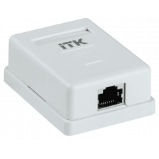 CS70-1C06F. Проходной адаптер категория 6 FTP тип RJ45-RJ45. ITK