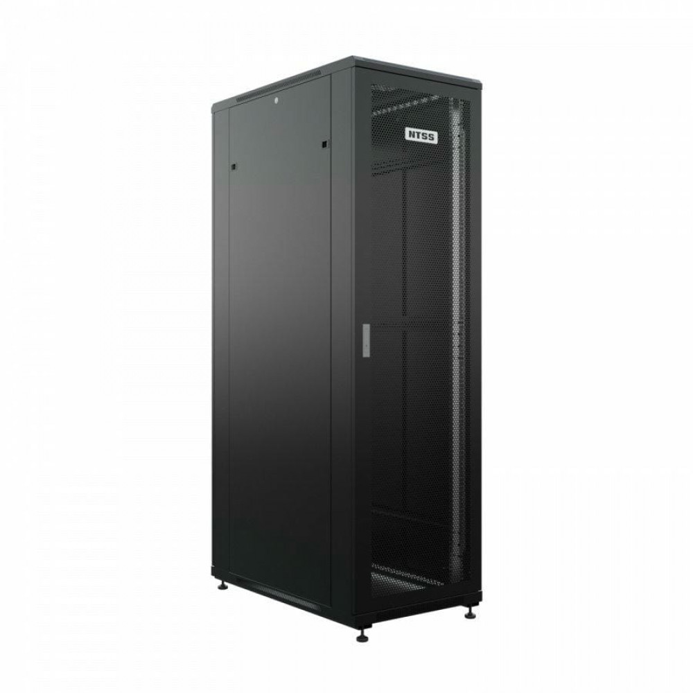 NTSS-R42U60120PD/PDD-BL Премиум напольный 42U 600х1200мм. Шкаф телекоммуникационный 19. NTSS
