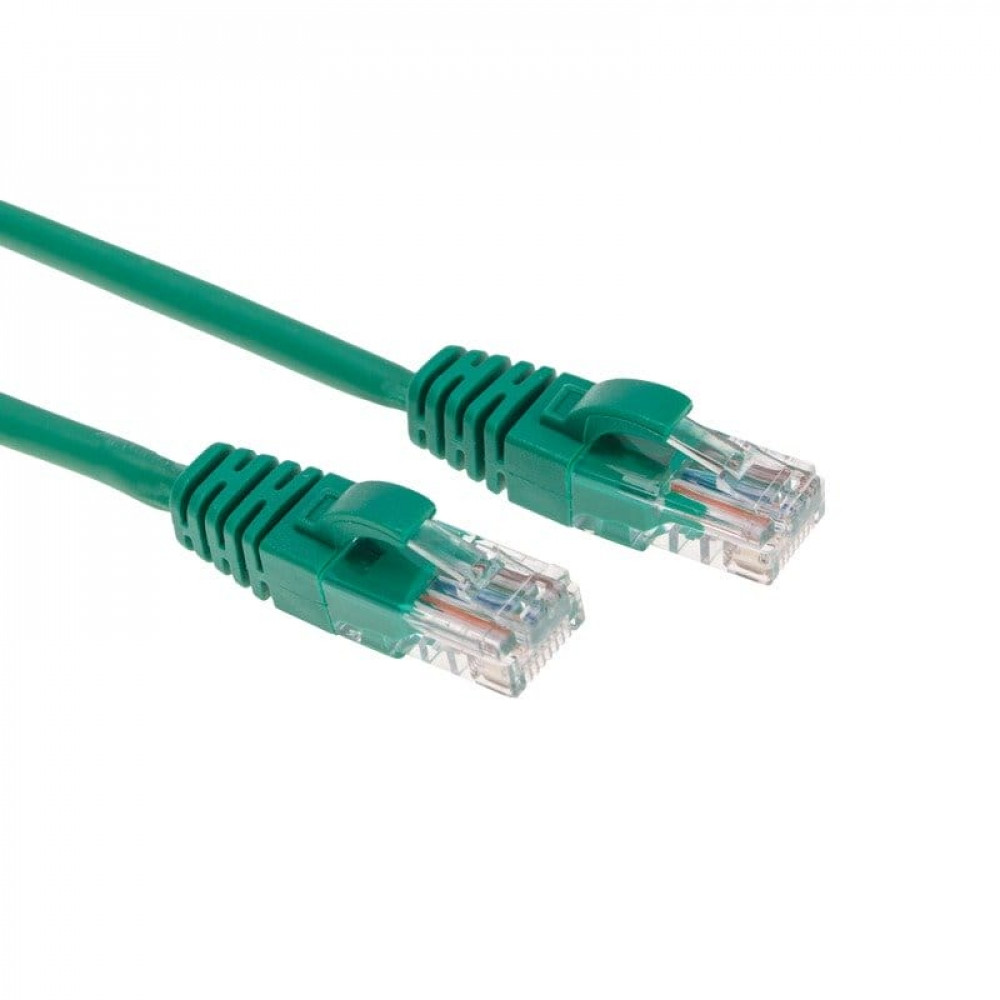 Патч-корд U/UTP, CAT 5e, RJ45-RJ45, 26AWG, LSZH, зеленый, 5м  REXANT (02-0106-5). Патч-корд UTP. Rexant