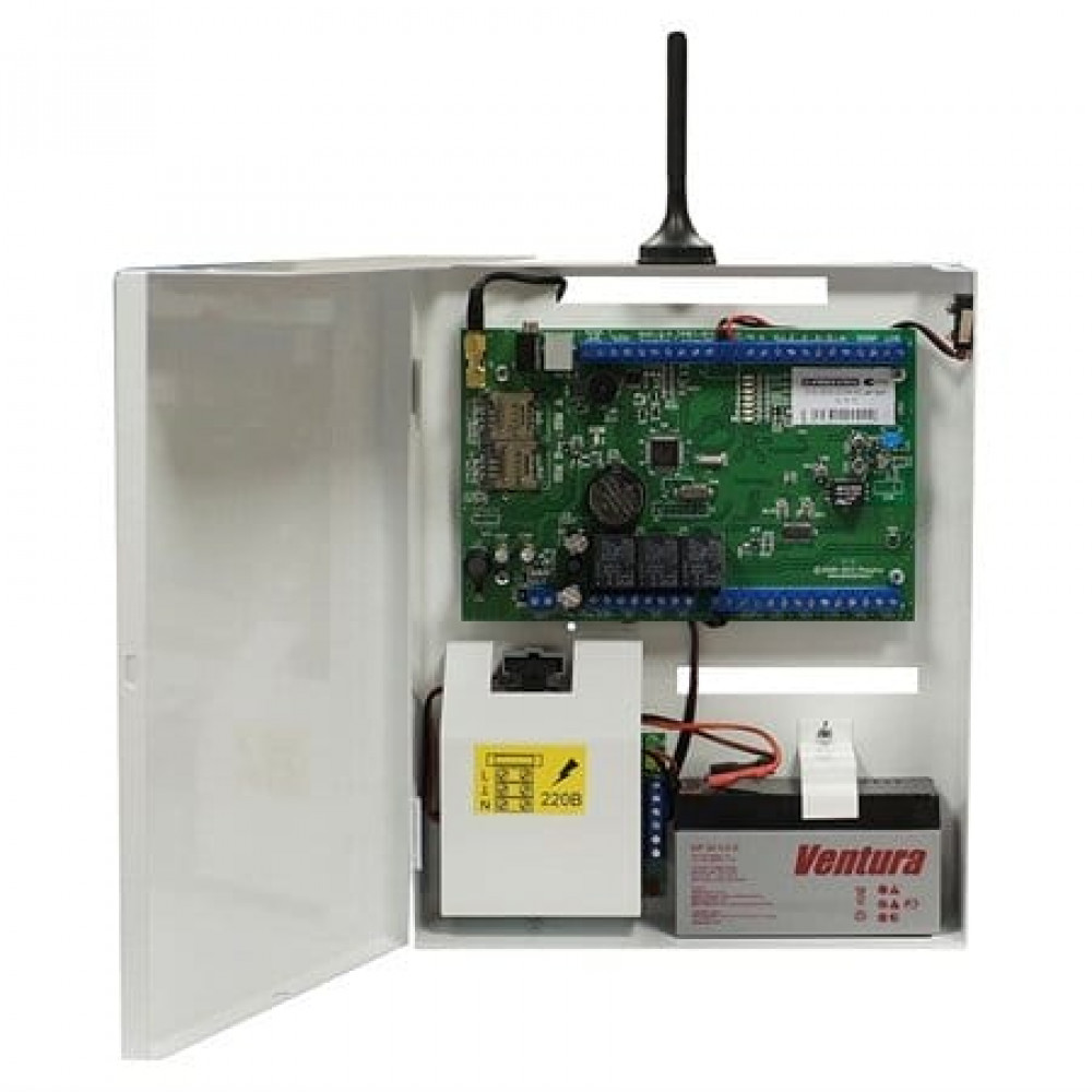 S632-2GSM-BK24-W (S632-2GSM-BK - 1,2W) под АКБ 1,2Ач, цвет белый. Устройство оконечное объектовое приемно-контрольное c GSM коммуникатором. Проксима
