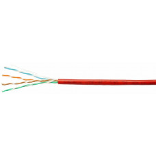 UTP-4P-Cat.5e-SOLID-LSZH-RD-100 (9778c-5). Кабель «витая пара» (LAN) для структурированных систем связи. CABEUS