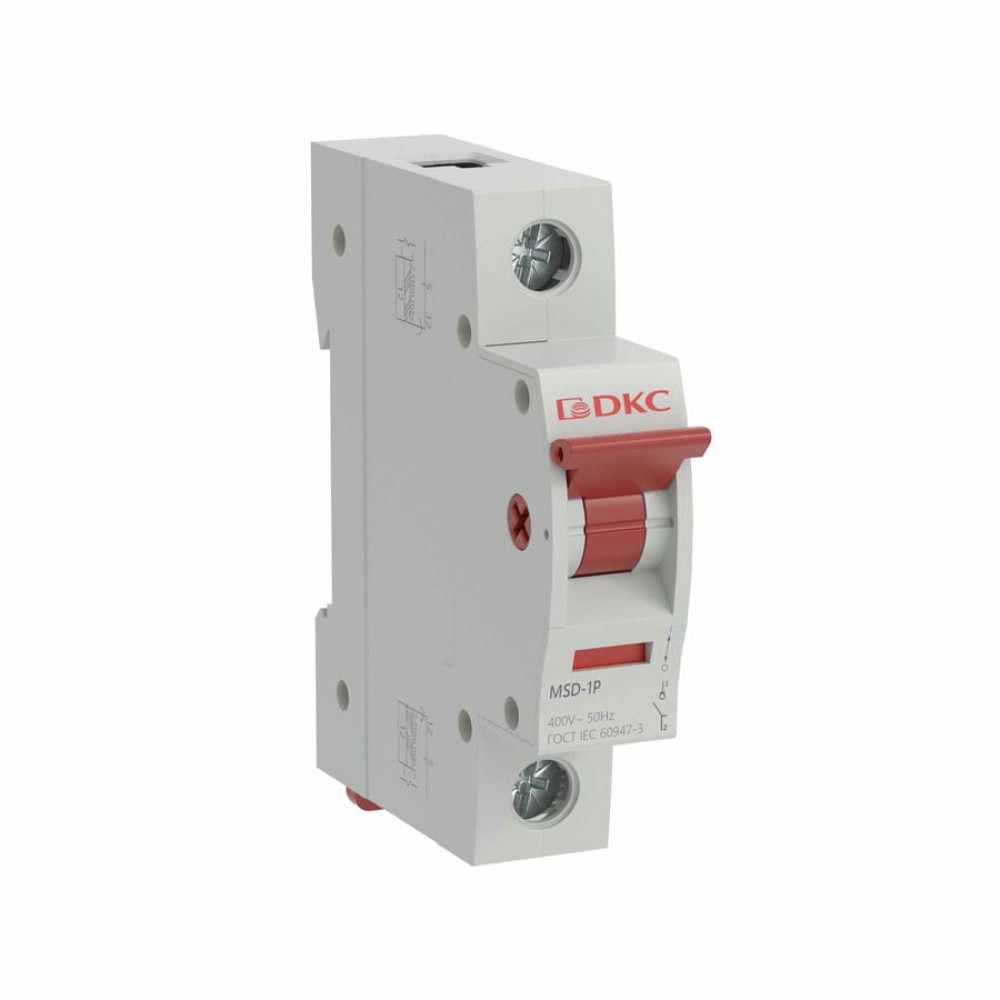YON max MSD 1P 40А (MSD-1P40). Выключатель нагрузки. ДКС