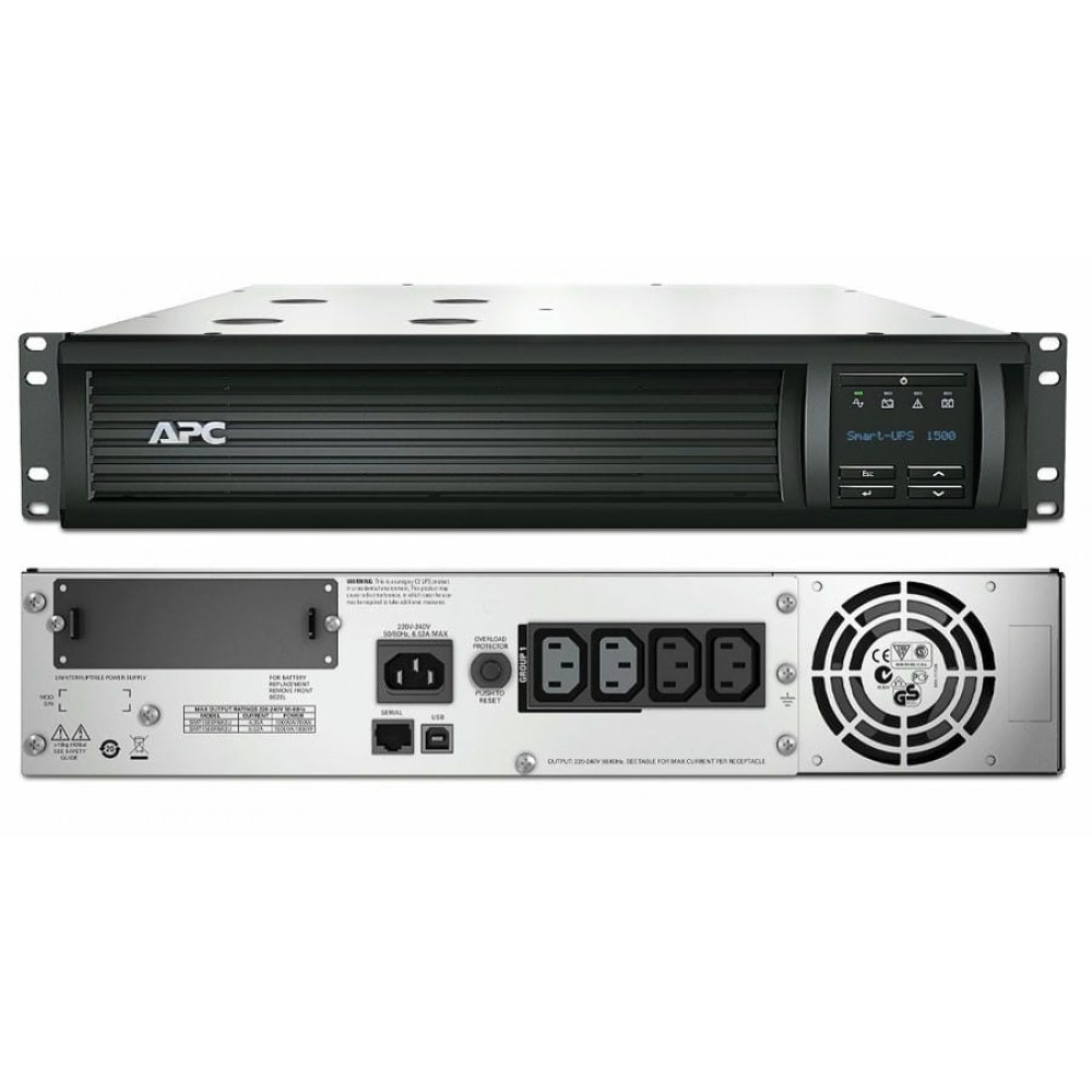 SMT1500RMI2U APC Smart-UPS 1500 ВА. Источник бесперебойного питания. APC