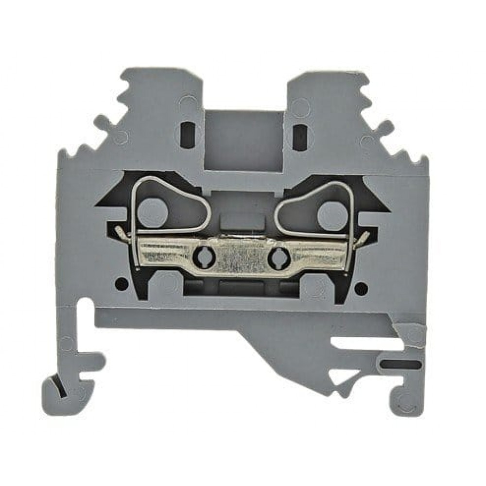 JXB-S-2.5 24А 2-проводная, серая (plc-jxb-s-2.5g). Колодка клеммная пружинная. EKF
