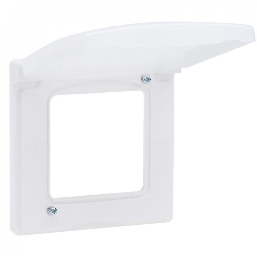 Inspiria рамка 1-местная с защитной крышкой IP44, белый (673920). Рамка. IEK