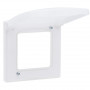 Inspiria рамка 1-местная с защитной крышкой IP44, белый (673920). Рамка. IEK