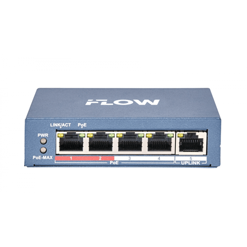 F-SW-EU205POE-V/L. Сетевой PoE коммутатор. i-FLOW