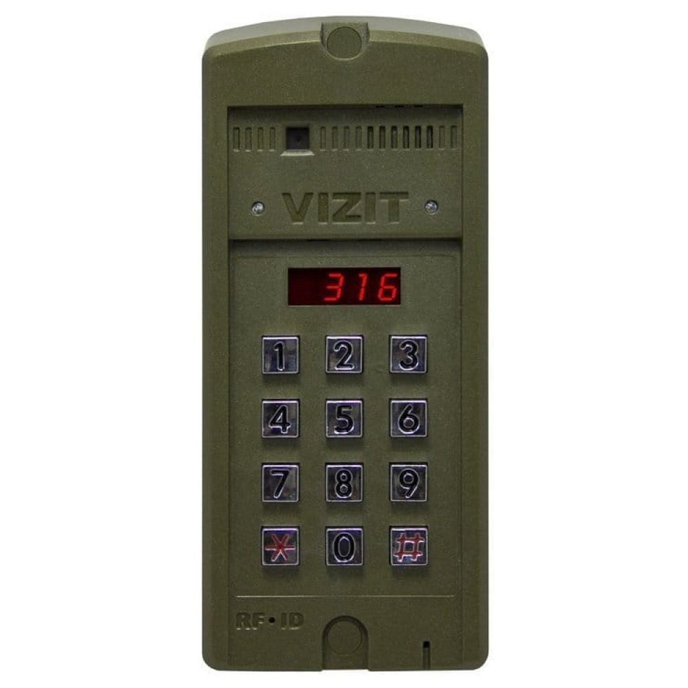 БВД-316F. Вызывная панель аудиодомофона. VIZIT