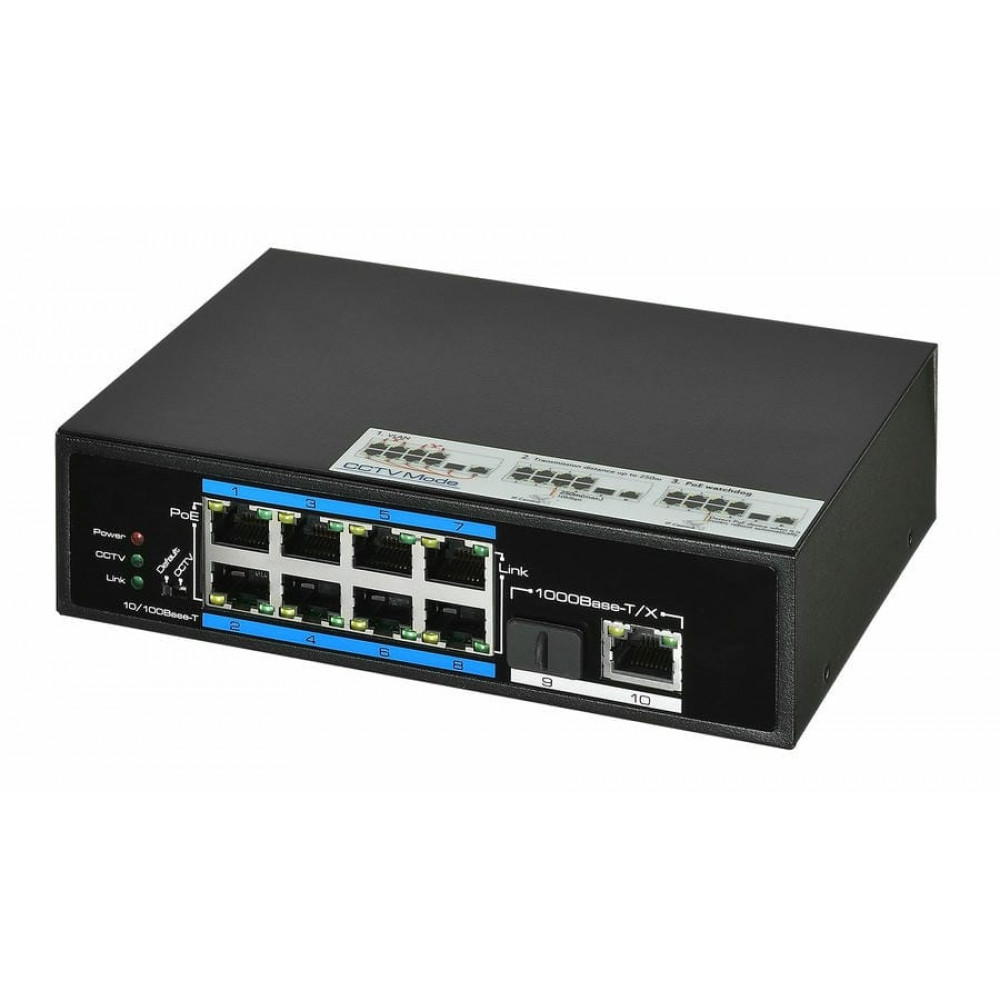 STP-811HPS. Сетевой коммутатор неуправляемый. Beward
