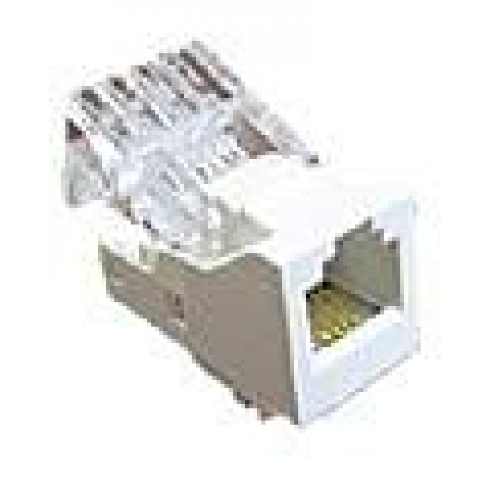 Механизм розетки телефонной RJ-12 6 контактов LK45 (855600). Механизм розетки телефонной. Экопласт