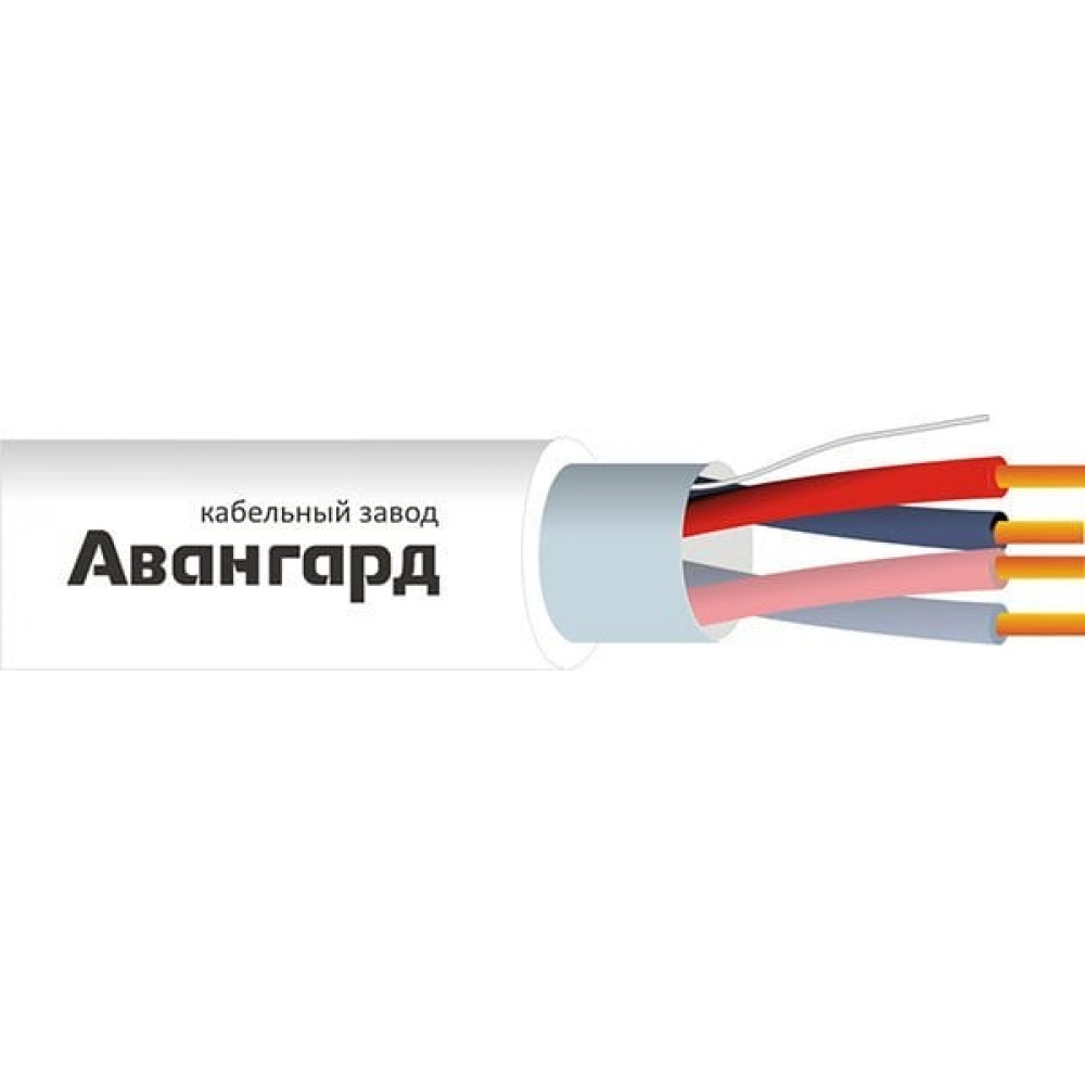 КПСВЭВнг(А)-LSLTx 2х2х1,0 (Авангард). Кабель экранированный для систем пожарной и охранной сигнализации с пониженным дымо и газовыделением низкотоксичный. Авангард