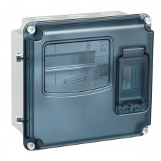 Корпус пластиковый навесной KREPTA ЩУРн-П 1/3 IP66 PC (MSP1-N-03-66-L). Корпус пластиковый. IEK