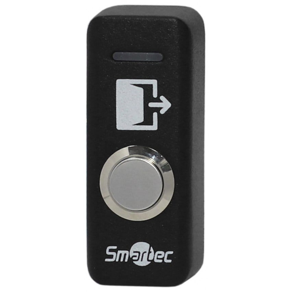 SP-EX141L-BK. Кнопка металлическая, накладная. Smartec