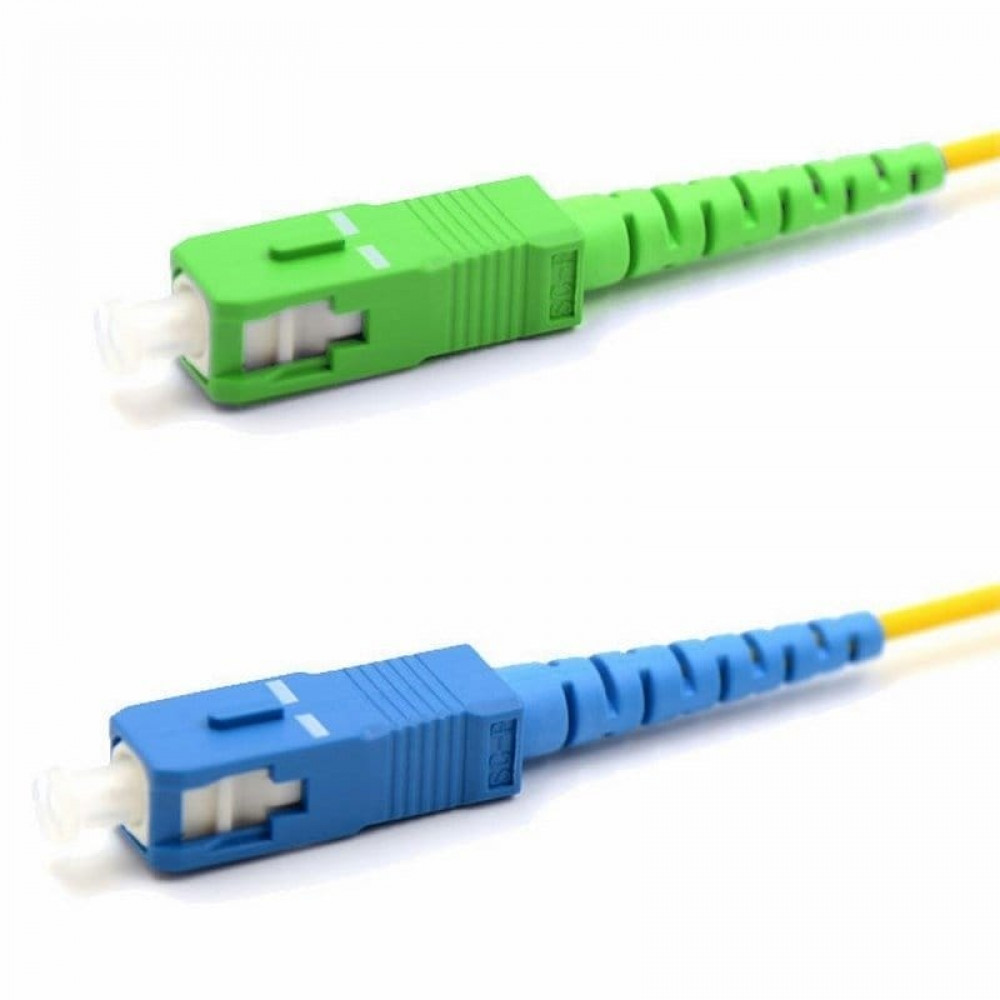 Патч-корд оптический переходной (SM), 9/125 (OS2), SC/APC-SC/UPC, (Simplex), LSZH, 15м REXANT (50-2063). Патч-корд оптический. Rexant