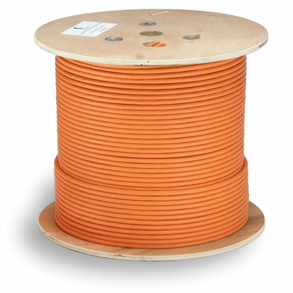 UTP-4P-Cat.6a-SOLID-LSZH-OR-100 (11374c-5). Кабель «витая пара» (LAN) для структурированных систем связи. CABEUS