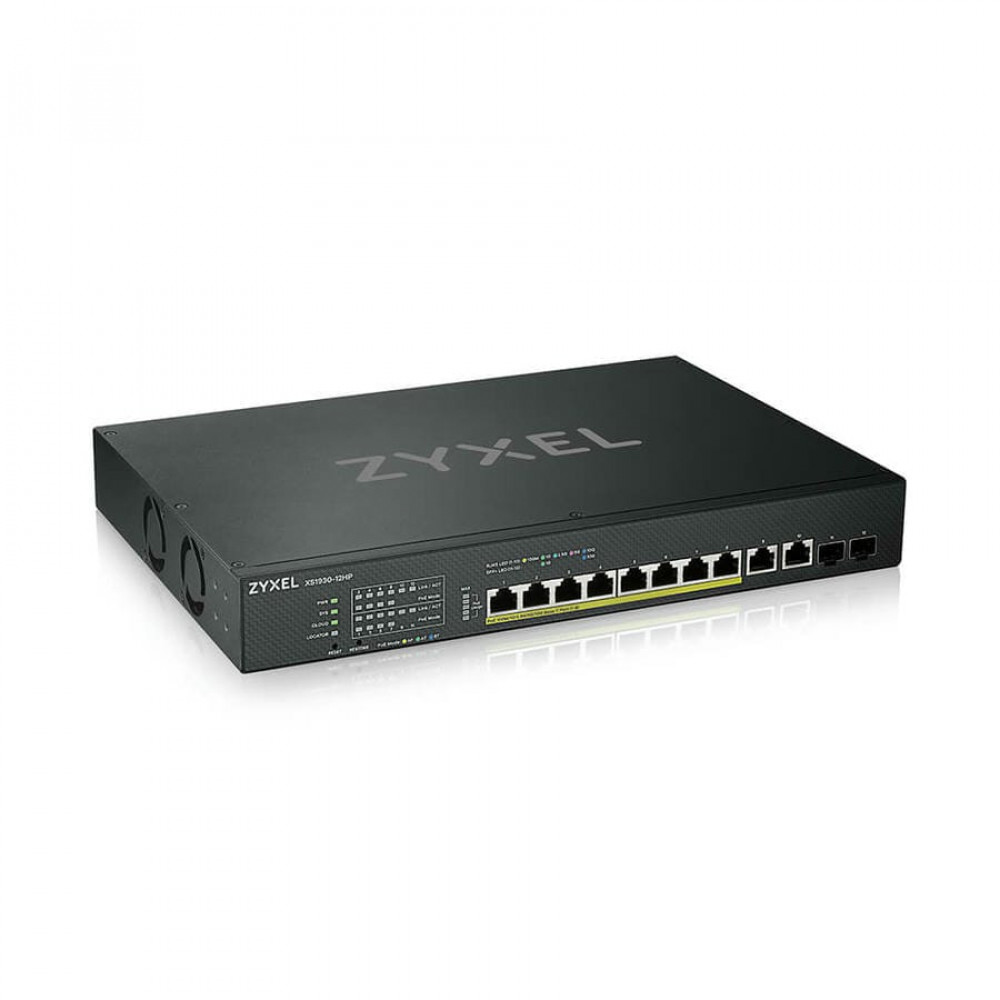 XS1930-12HP-ZZ0101F. Коммутатор гибридный мультигигабитный Smart L2+. ZYXEL