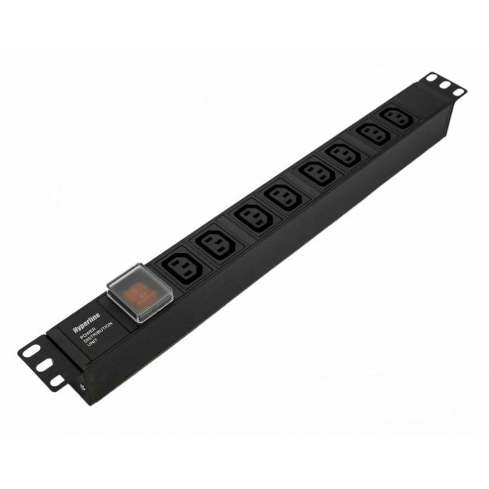 SHE19-8IEC-S-IEC. Блок розеток 19. Hyperline