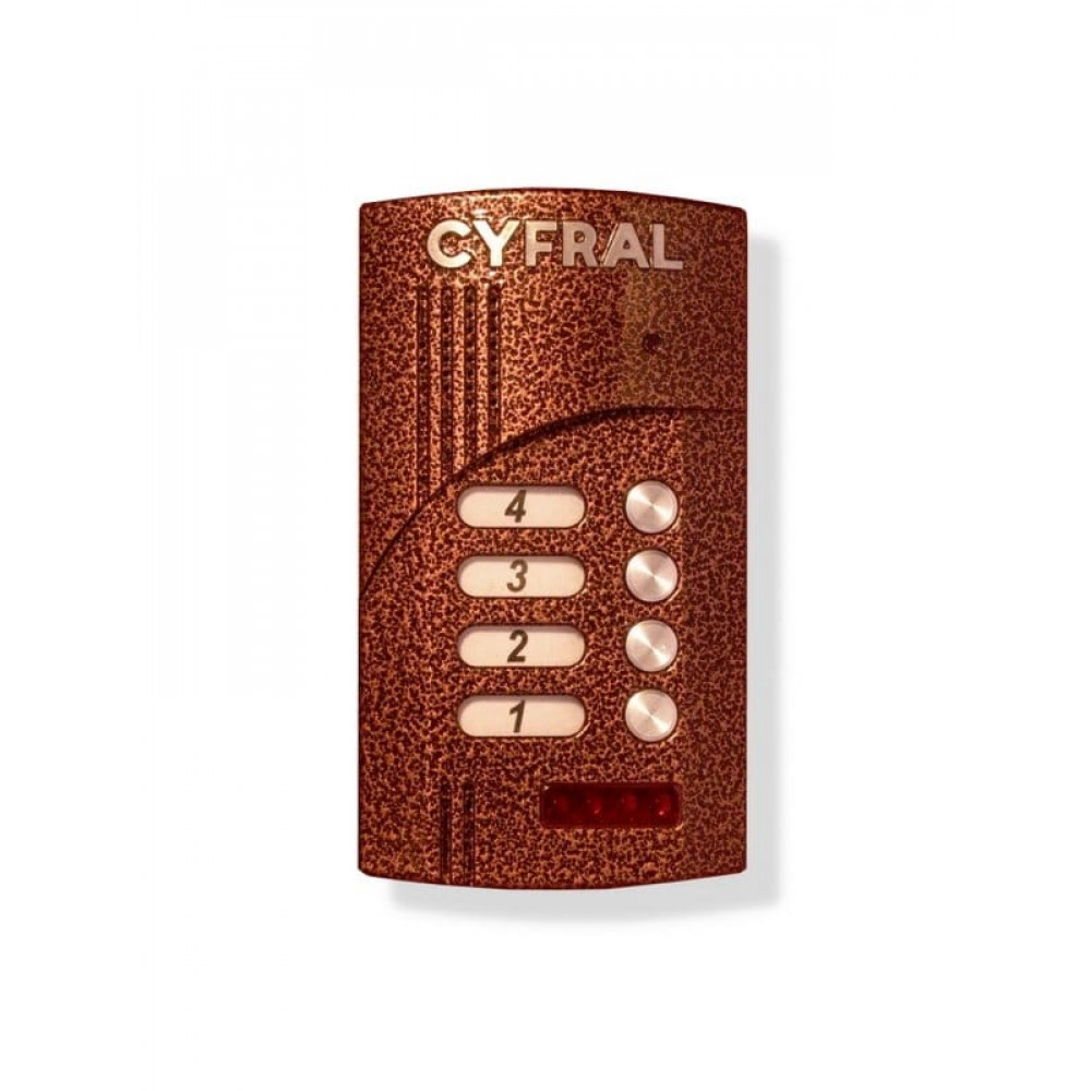 Цифрал M-4.1М (плата 337) ЦФРЛ.468369.064. Вызывная панель аудиодомофона. Цифрал