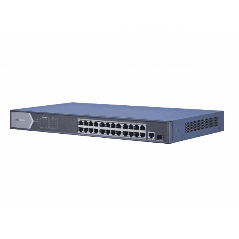 DS-3E0526P-E. Коммутатор с питанием POE. Hikvision