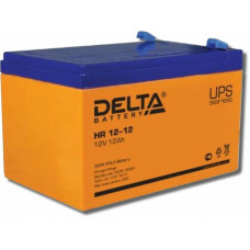Delta HR 12-12. Аккумулятор герметичный свинцово-кислотный. Delta