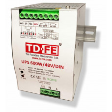 UPS 600W/48V/DIN. Источник вторичного электропитания резервированный. FARADAY