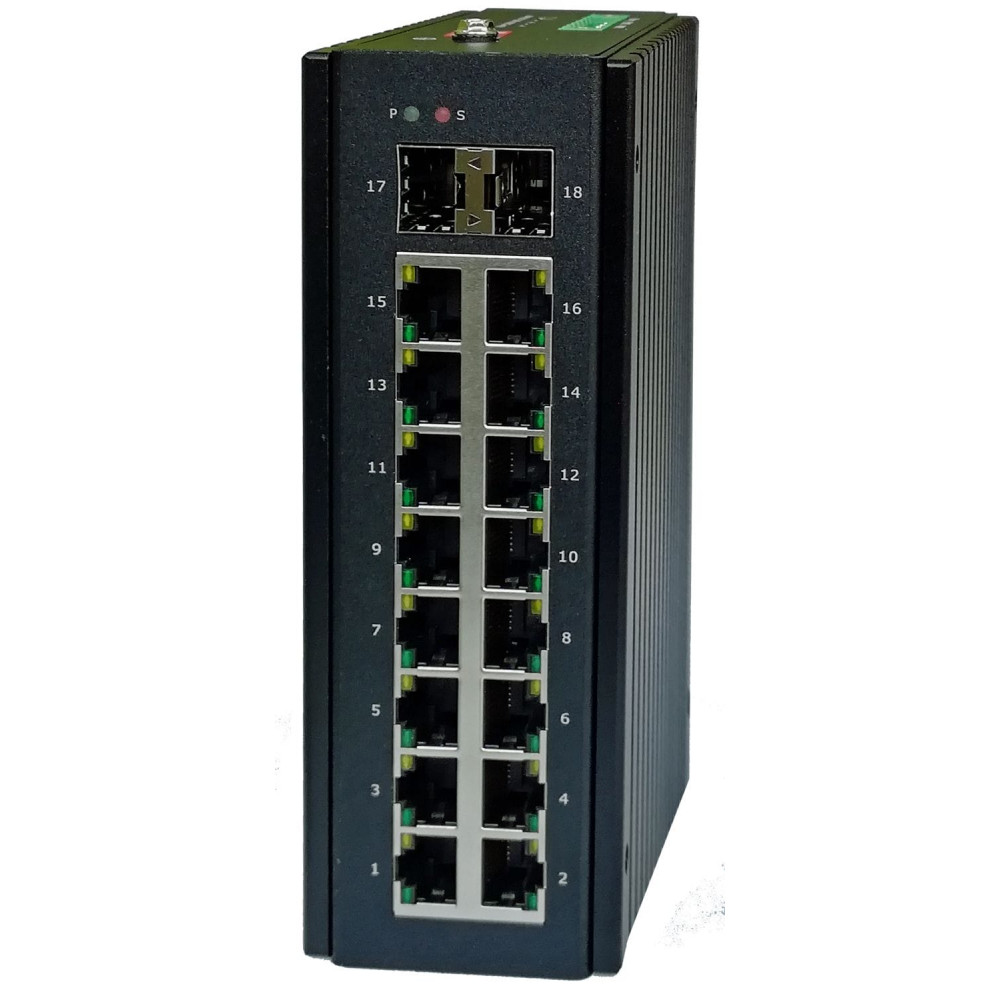 NIS-3200-216PSG (63P16SG2). Коммутатор неуправляемый с PoE. NSGate