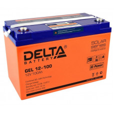 Delta GEL 12-100. Аккумулятор герметичный свинцово-кислотный. Delta