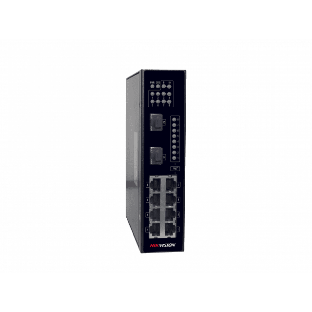 DS-3T0310P. Коммутатор с питанием POE. Hikvision