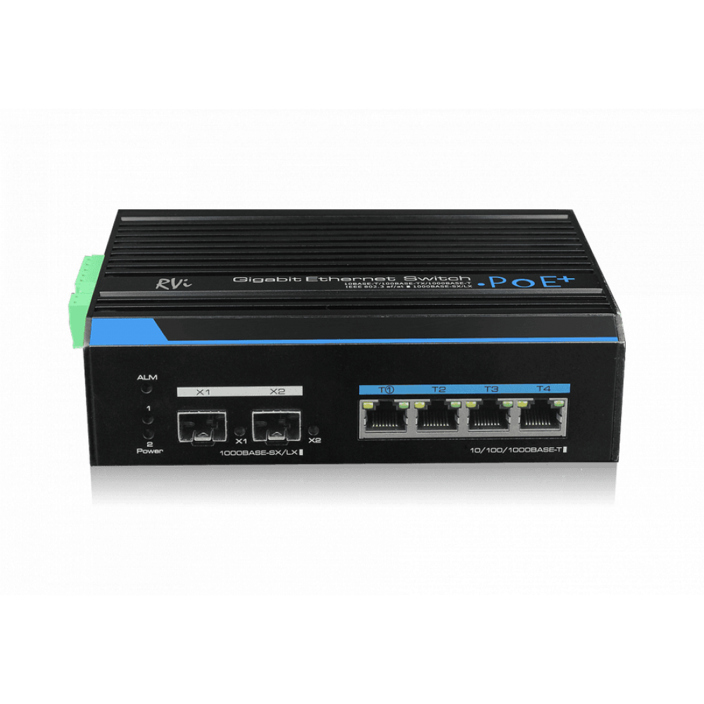 RVi-2NSIM04G-2S. Коммутатор с PoE. RVi
