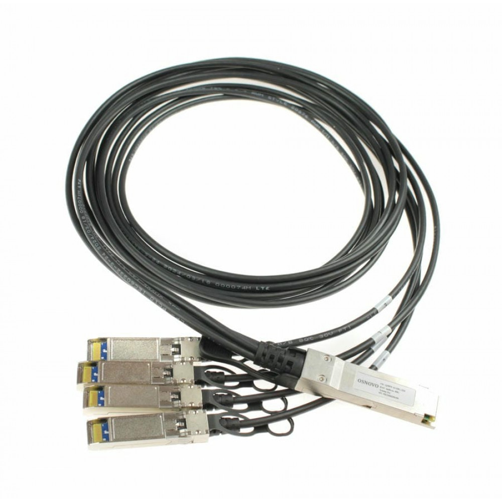 OC-QSFP-4х10G-2M. DAC-кабель. OSNOVO