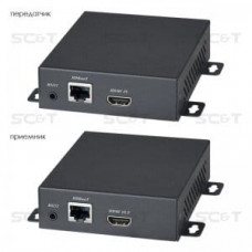 HE20E. Удлинитель HDMI, ИК-сигнала, RS232. SC&T