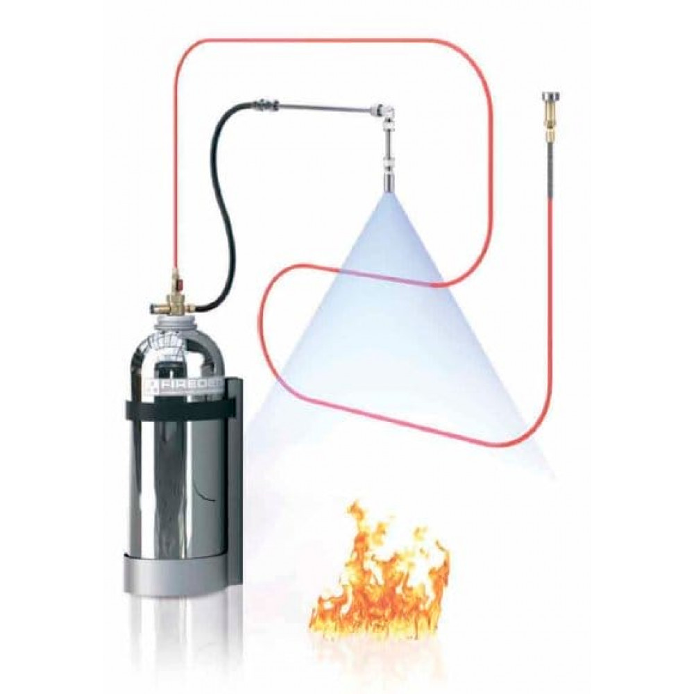 АУПТ-ФС-12,5 FlameDetec. Модульная установка пожаротушения для кухни. ROTAREX SA