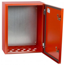 Корпус металлический ЩМП-2-0 500х400х220 У2 IP54 RAL 3020 с монтажной платой (IND-YKM40-02-54). Корпус металлический с монтажной платой. IEK
