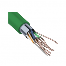 F/UTP, CAT 5e, нг(А)-LSLTx, 4х2х0,52мм, 24AWG, INDOOR, SOLID, зеленый, 305м REXANT (01-0161). Кабель «витая пара» (LAN) для структурированных систем связи. Rexant F/UTP, CAT 5e, нг(А)-LSLTx, 4х2х0,52мм, 24AWG, INDOOR, SOLID, зеленый, 305м REXANT (01-0161). Кабель «витая пара» (LAN) для структурированных систем связи. Rexant