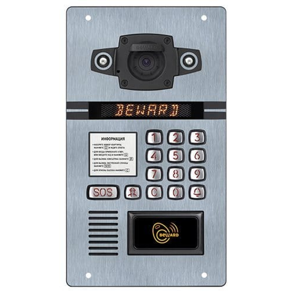 DKS15135 (2.1мм, 1.3Мп). Вызывная панель подъездного IP-домофона. Beward