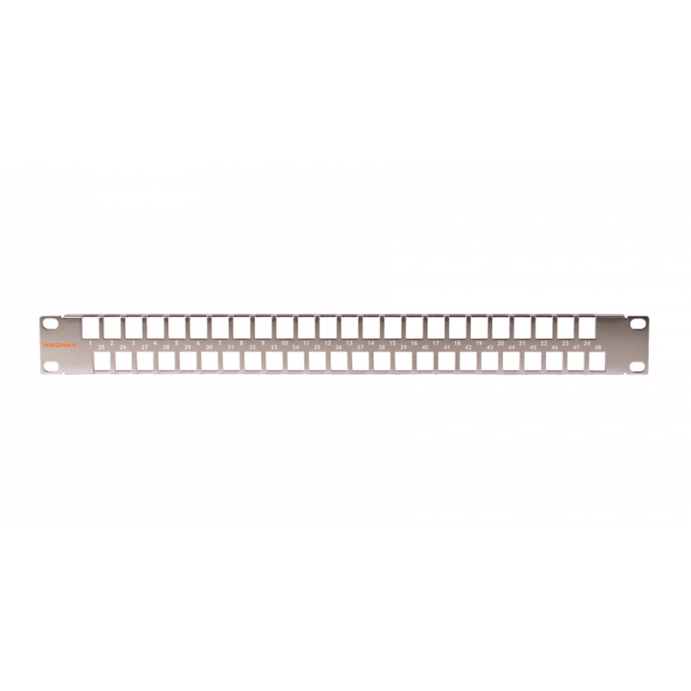 NMC-RP48-BLANK-1U-MT. Патч-панель 19. NIKOMAX