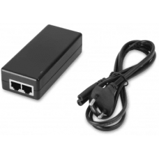 DNP30W24GTBP 10/100/1000BASE-T 30Вт 100-240В(АС). Инжектор PoE. Digma