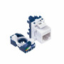 Модуль Keystone кат.5e, UTP, 1xRJ45, T568A/B, без инструм., белый (DR-510020). Модуль Keystone. Datarex