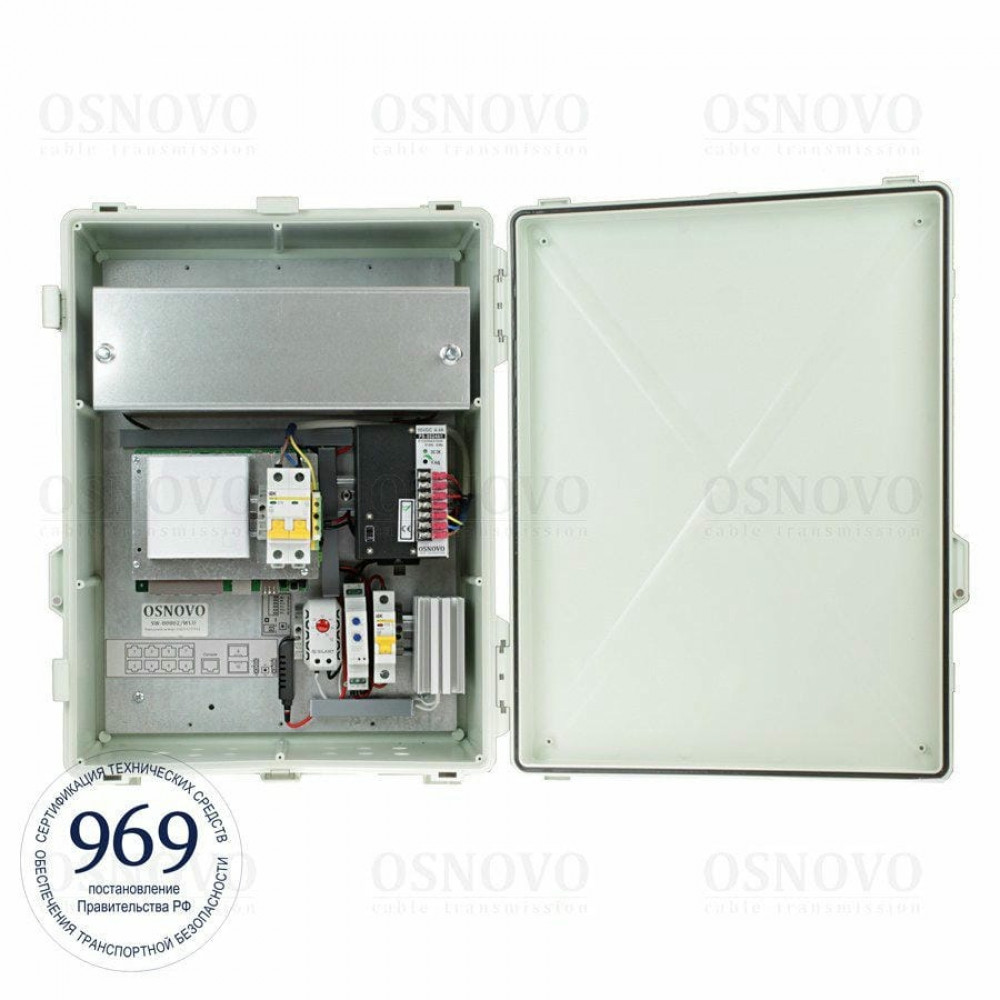 SW-80802/WLU. Коммутатор 10-портовый Gigabit Ethernet с PoE. OSNOVO