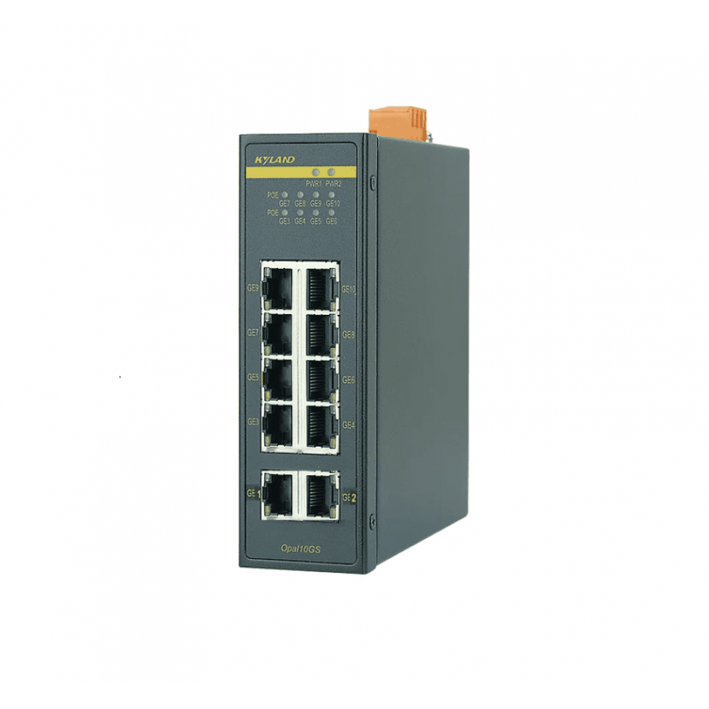 Opal10GS-8GP-L16-L16. Коммутатор с PoE. Kyland